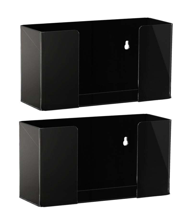 Viva Comfort Glove Dispenser, Black, 2/Pack (ADI902-01-BLK-MK-2PK)