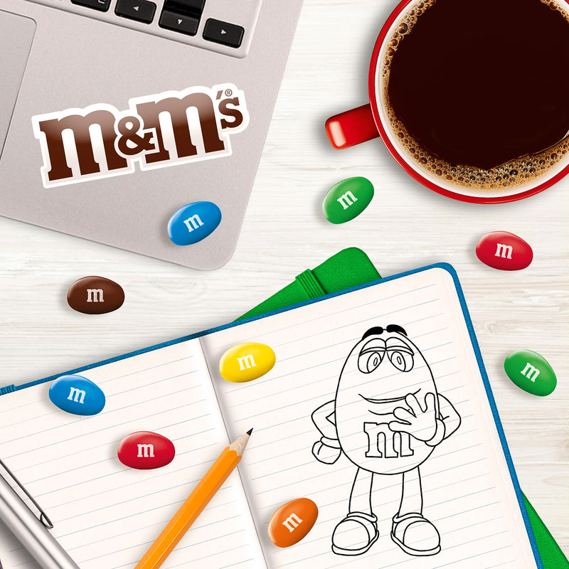 M&M's Peanut Milk Chocolate Pieces, 5.3 oz., 12/Carton (MMM01732)
