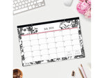 2024-2025 Blue Sky Analeis 17" x 11" Academic Monthly Desk Pad Calendar, Black/White (130617-A25)