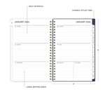 2026 Blue Sky Ashlyn 5" x 8" Calendar Year Weekly & Monthly Planner, Plastic Cover, Multicolored (143958-26)