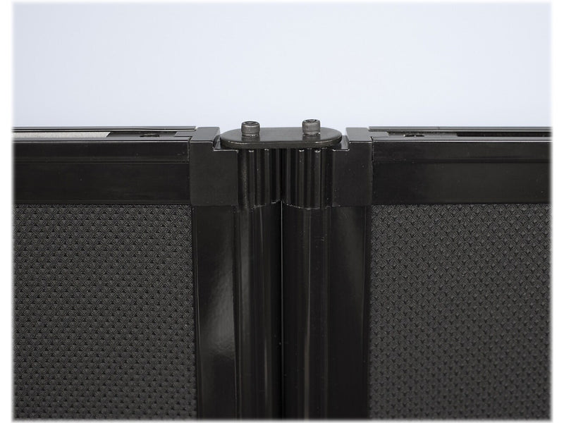 Versare The Room Divider 360 Freestanding Folding Portable Partition, 82"H x 168"W, Ocean Fabric (1182515)