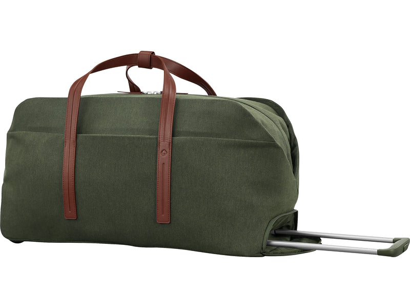 Samsonite Virtuosa 11.5" Polyester Telescoping Weekender Duffel with Wheels, Pine Green (149198-1693)
