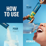 LIQUID I.V. Hydration Multiplier Lemon Lime Powder Drink Mix, 10 Packets/Pack (220-02077)