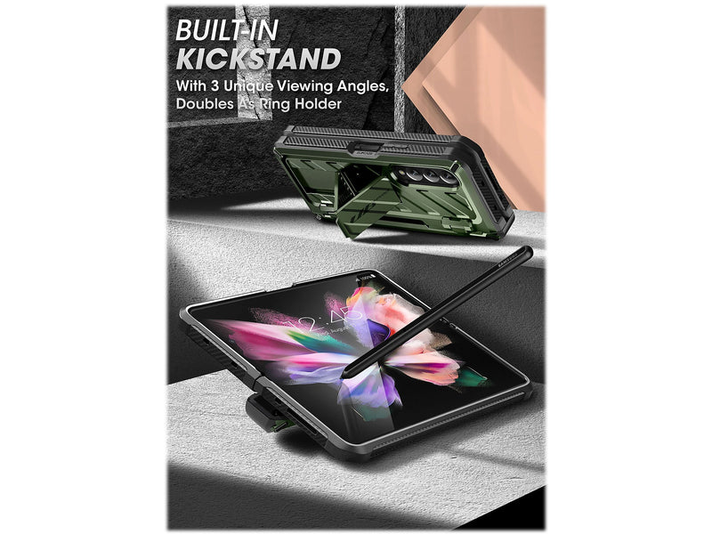 SUPCASE Unicorn Beetle PRO Dark Green Rugged Case for Samsung Galaxy Z Fold4 (SUP-Galaxy2022-ZFold4-5G-UBPro-SP-Guldan)