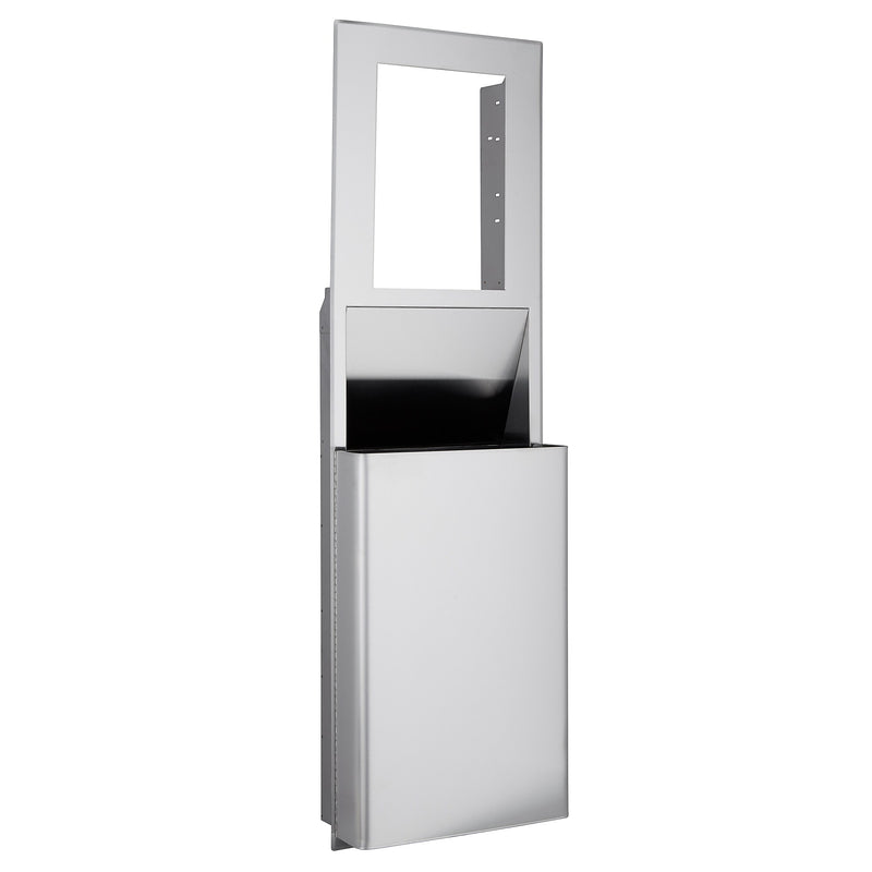Georgia-Pacific PRO Indoor Trash Can w/ No Lid, Stainless Steel, 10 Gal. (59491)