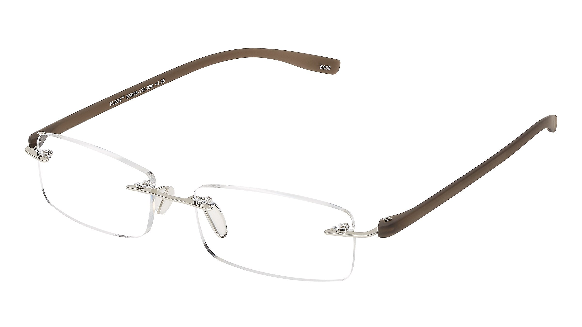 SAV Flex 2 +3.00 Strength Flexible Reading Glasses, Grey (E5026)