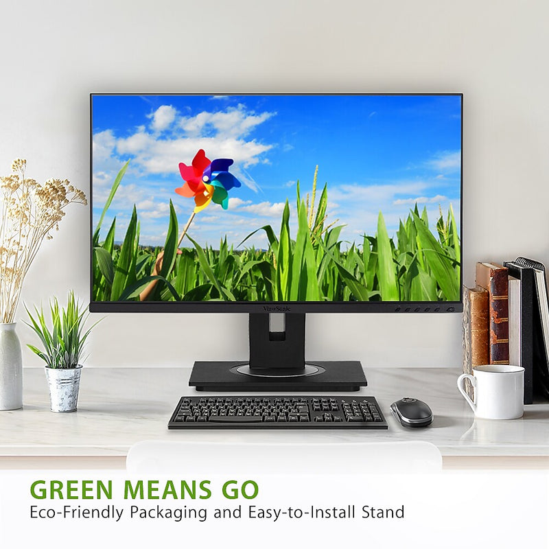 ViewSonic Ergonomic 27" 60 Hz LED Monitor, Black (VG2748A)