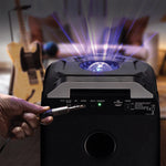 Gemni Sound 360° 1000W Portable Bluetooth Speaker w/ LED Party Lighting, Black (GPLT-360)