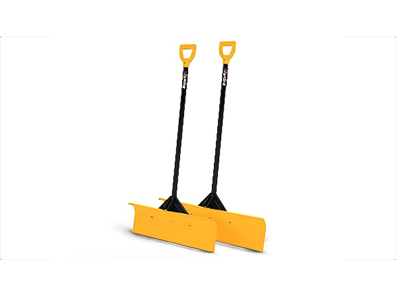 SnowEx Heavy-Duty Pusher Snow Shovel, 30"W Blade, Yellow/Black (SP-30)
