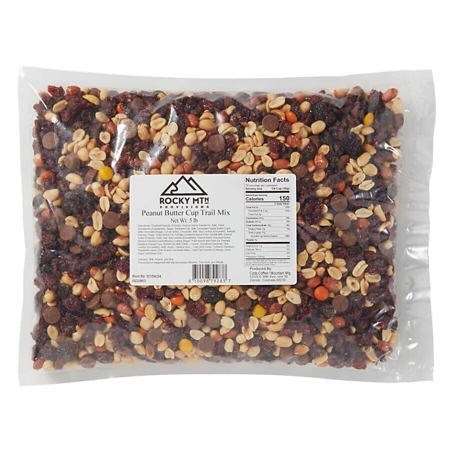 Mountain Manufacturing Peanut Butter Cup Roasted Trail Mix, 80 oz., 4/Carton (92834)