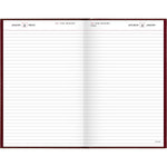 AT-A-GLANCE 2026 Hardcover Diary, 7.75" x 12", Ruled, Red (SD376-13-26)