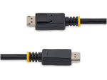 StarTech 6' 4K DisplayPort to DisplayPort Cable, Male to Male, Black, 10/Pack (DISPLPORT6L10PK)