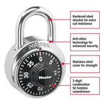 Master Lock Combination Padlock, 24/Carton (1500D)