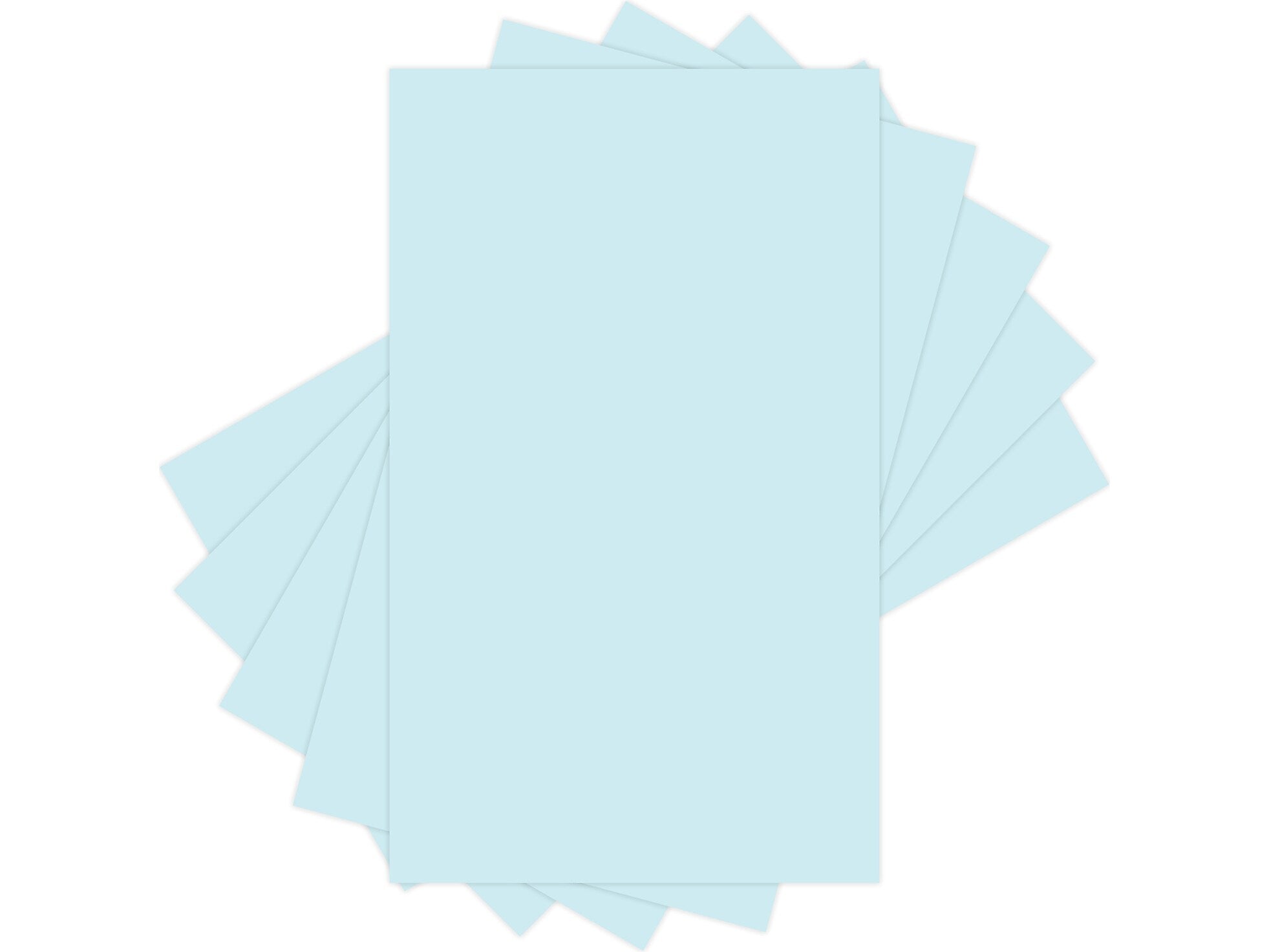 Lettermark Colors 30% Recycled 8.5" x 14" Multipurpose Paper, 20 lbs., Blue, 5000/Carton (94286)