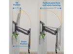 Mount-It! Pull-Down Fireplace TV Mount with Spring Arm, 72 lbs. Max. (MI-395)