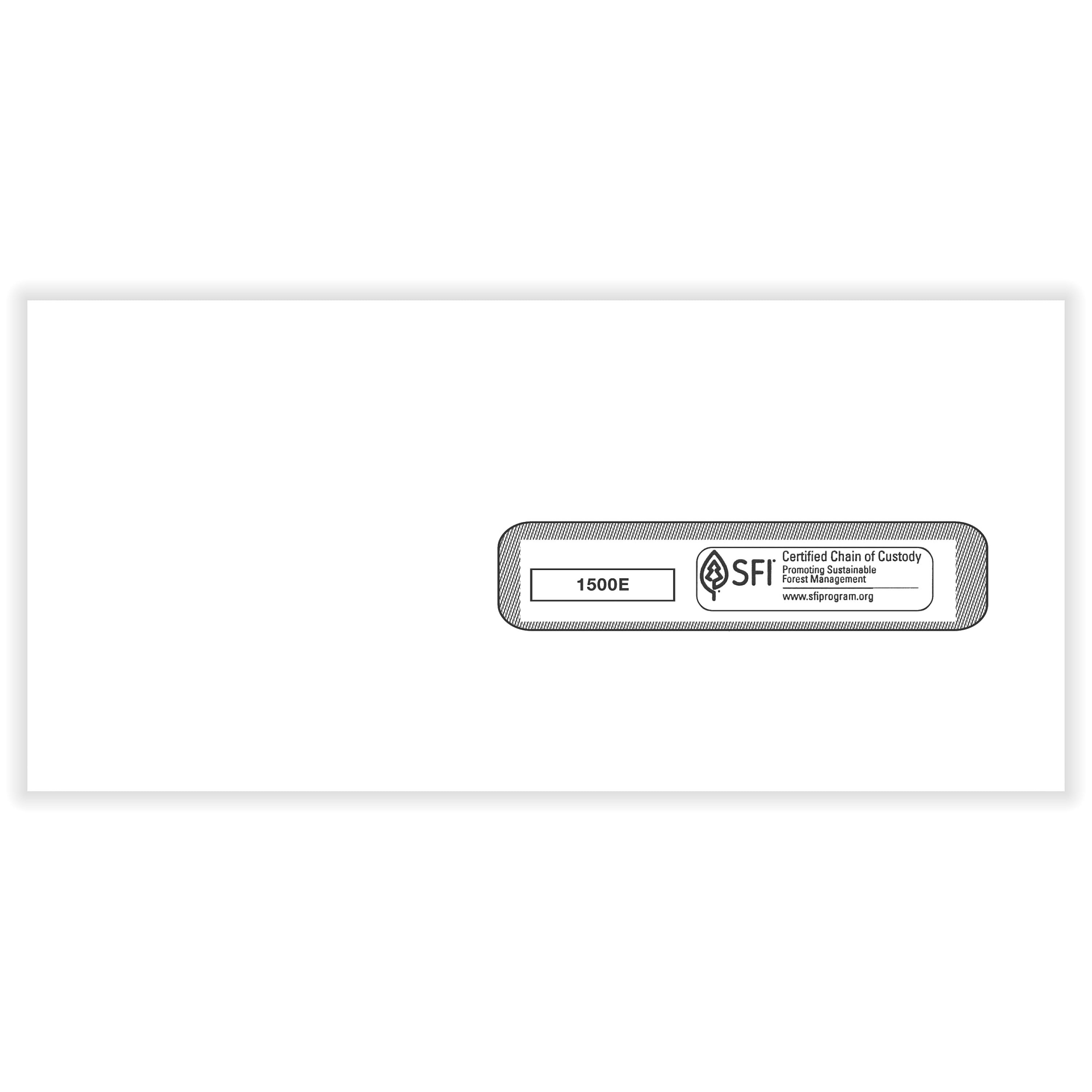 ComplyRight CMS-1500 Gummed #10 Document Envelopes, 4 1/2" x 9 1/2", White, 500/Box (1500E)