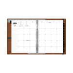 2026 Blue Sky ASMBLD 5" x 8" Weekly & Monthly Planner, Faux Leather Cover, Brown (152947)