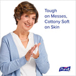 PURELL Cottony Soft 62% Alcohol Hand Sanitizing Wipes, 480 Wipes/Carton (9025-12)