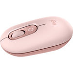 Logitech POP Wireless Ambidextrous Optical Mouse, Rose (910-007409)