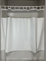 Gary Manufacturing PREA Compliant & Anti-Ligature White Vinyl Shower Curtains, 70" W x 72" L (STPSTDMHCFST)
