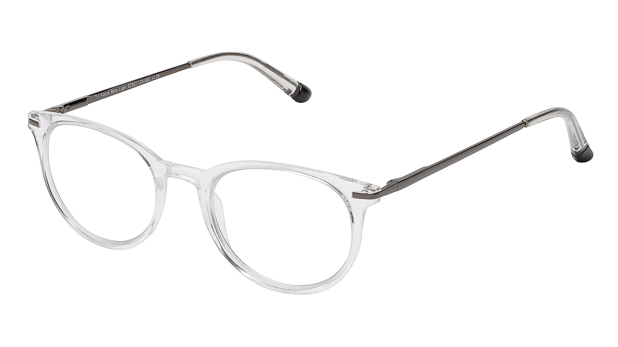 SAV Tri-focus Blue Light +1.50 Reading Glasses, Clear (E2307)