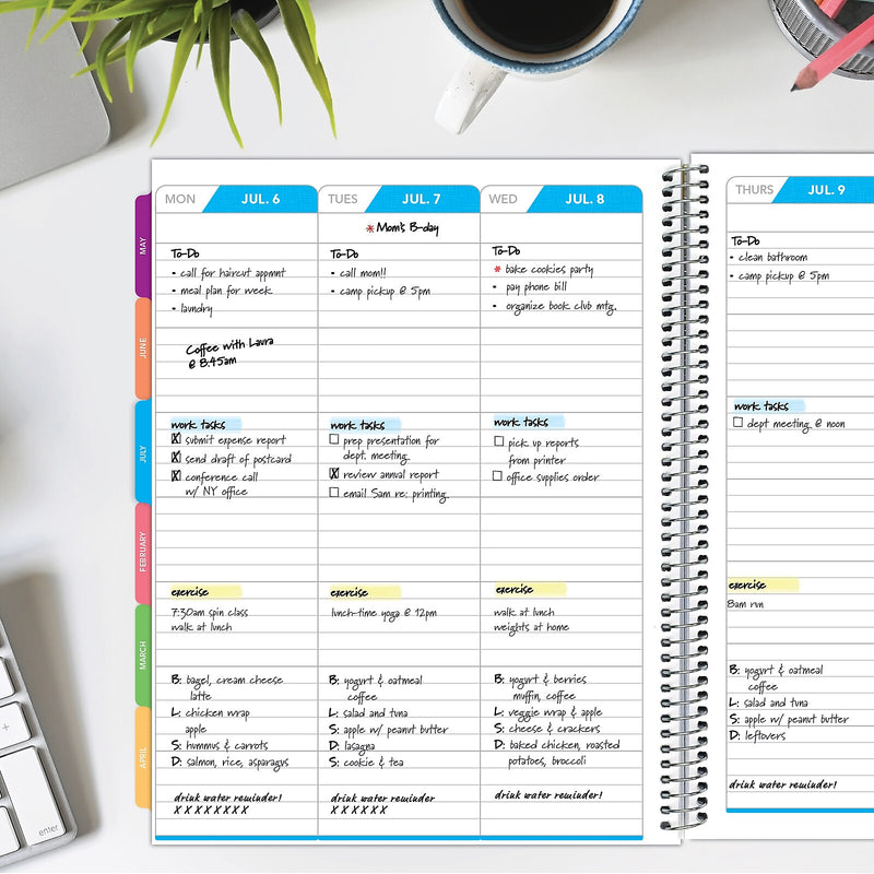 2026 Global Printed Products Mountain Majesty 8.5" x 11" Weekly & Monthly Planner, Paperboard Cover (NRY26-LAMF-74)