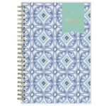 2026 Blue Sky Day Designer Tile 5" x 8"  Weekly & Monthly Planner, Plastic Cover, Multicolored (101410-26)