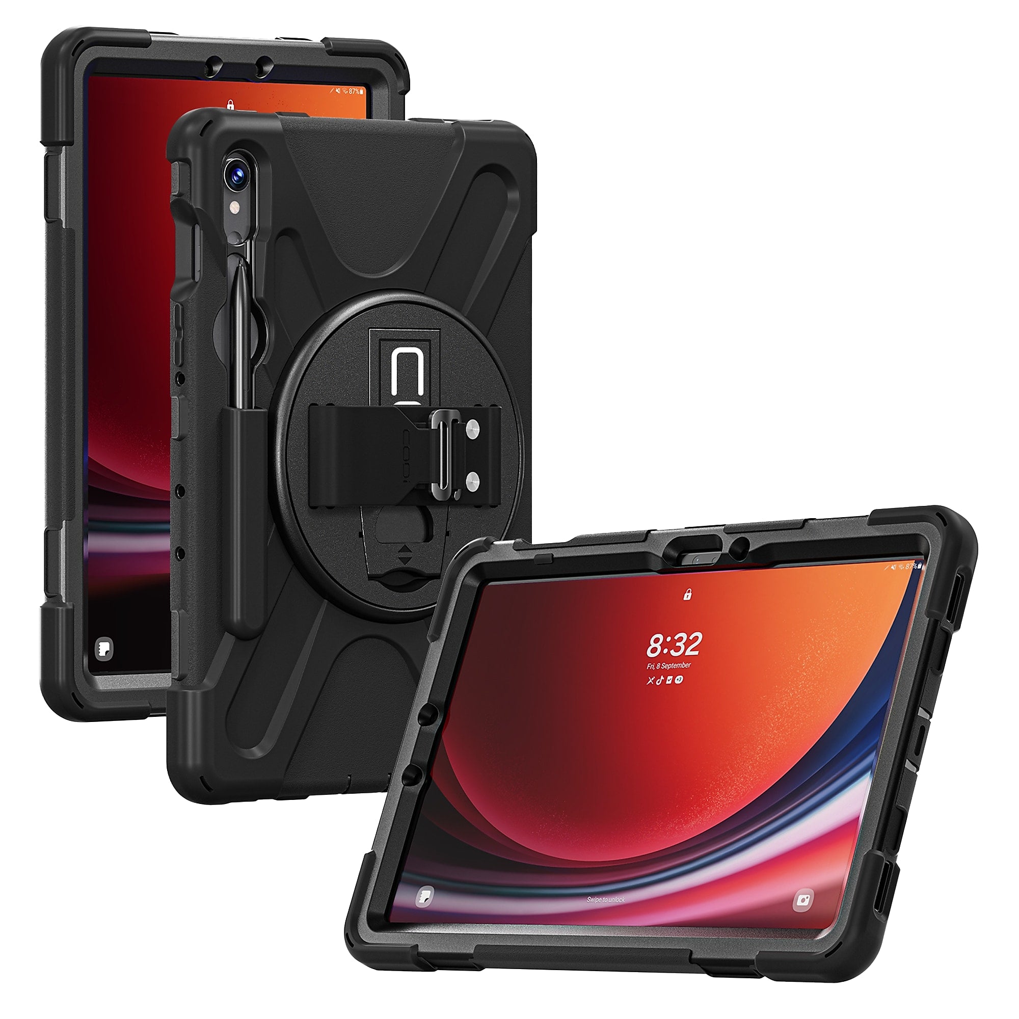CODi Rugged 10.2" Case for iPad 9th, 8th, and 7th Generation, Black (C30705065IS)