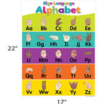 Teacher Created Resources Sign Language Alphabet Chart, 17" x 22", 6/Bundle (TCR7917-6)