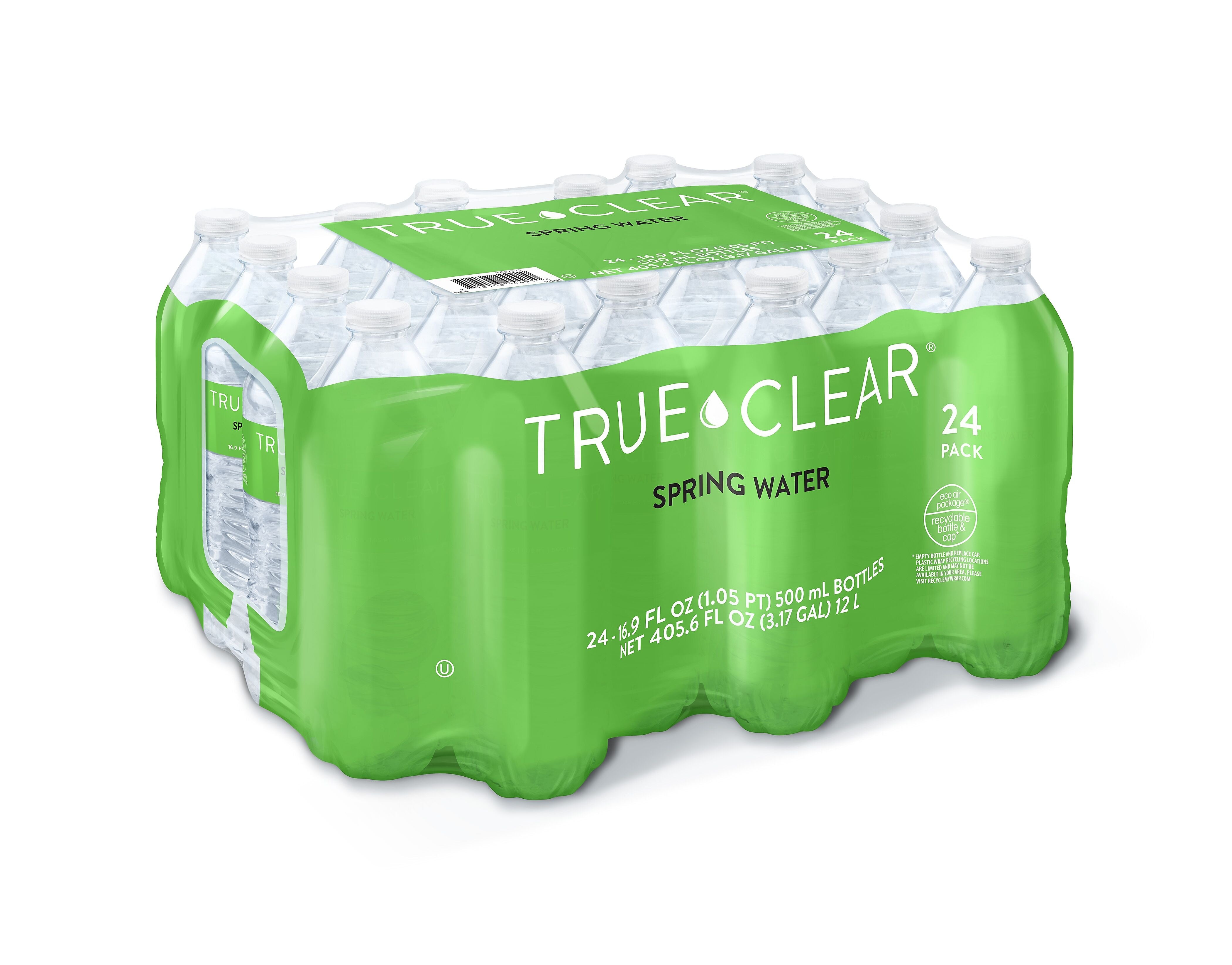 True Clear Spring Water, 16.9 oz., 24 Bottles/Case (TRC05L24PSPCHN)