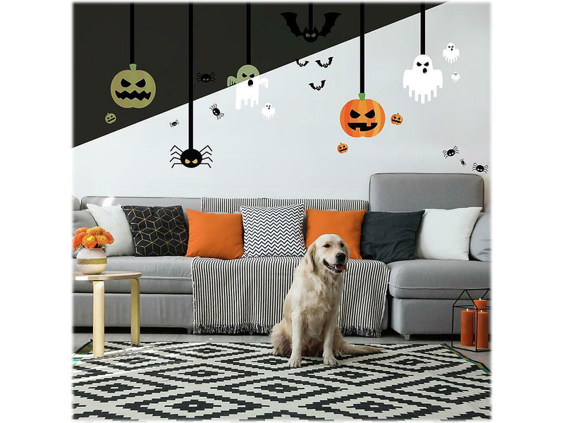 RoomMates Halloween Contemporary Wall Decal Set, Holiday (RMK4690GM)