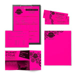 Astrobrights 8.5" x 11" Color Multipurpose Paper, 24 lbs., Fireball Fuchsia, 500 Sheets/Ream, 10/Ream (22671/21678CT)