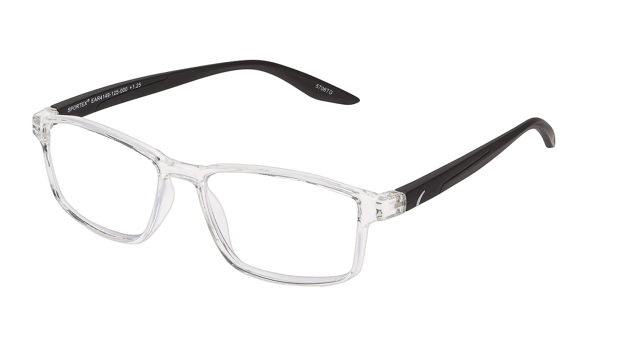 SAV Sportex Blue Light +1.75 Reading Glasses, Clear (AR4149)