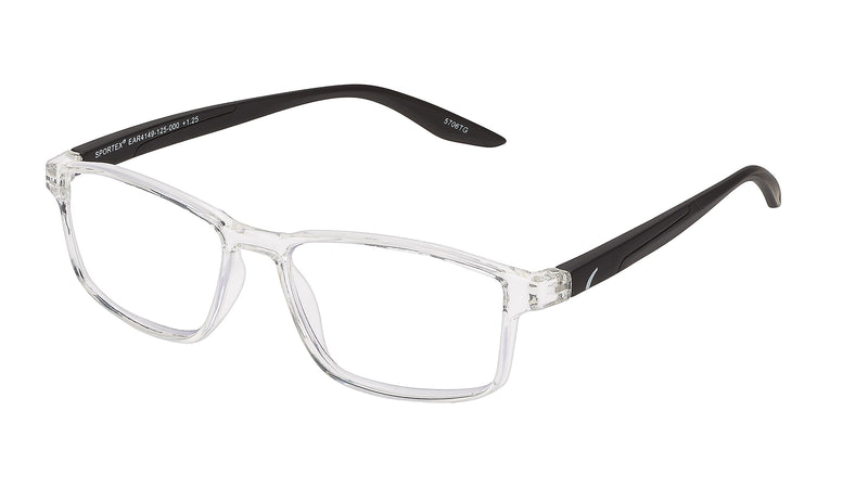 SAV Sportex Blue Light +1.75 Reading Glasses, Clear (AR4149)