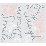 York Wallcoverings Butterfly Dream W/ 3D Cutout Butterflies Wall Decals (RMK3173SCS)