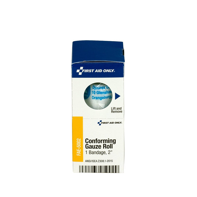 SmartCompliance First Aid Only Conforming Gauze Roll, 1-Ply, 2" x 4 Yards (FAE-5002)