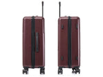 InUSA Drip 24" Hardside Suitcase, 4-Wheeled Spinner, TSA Checkpoint Friendly, Wine (IUDRI00M-WIN)