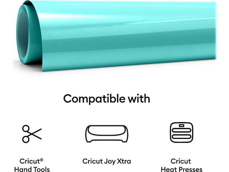 Cricut Joy Xtra Smart Iron-On Hibiscus Die Cutting Heat-Transfer Vinyl, Assorted Colors, 3/Pack (2010398)