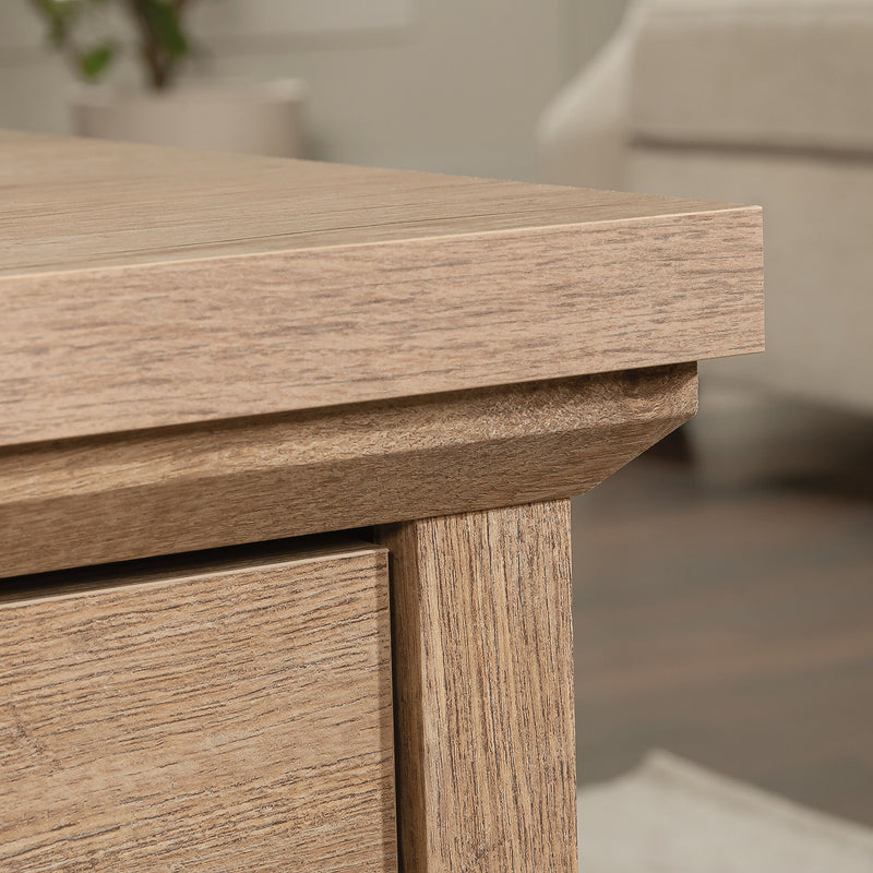 Sauder Aspen Post 32"W x 30"D Coffee Table, Prime Oak (433960)