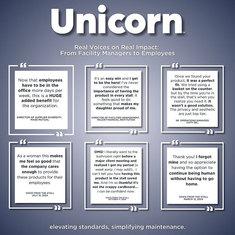 UNICORN Stainless Steel Wall Mounted Tampon & Pad Dispenser
