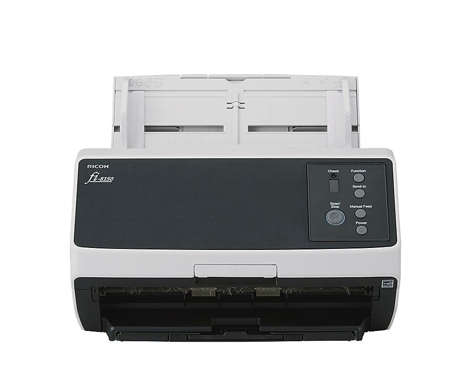 RICOH fi-8150 Duplex Document Scanner, Black (PA03810-B105)