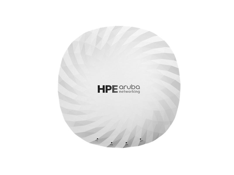 HPE Aruba AP-755 BE18700 Tri Band PoE WiFi 7 Access Point, White (S1G85A)
