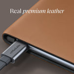 reMarkable Premium Leather 10.3" Book Folio for reMarkable 2, Brown (RM313)