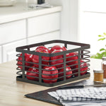 mDesign Steel Organizer, Matte Black (25930)