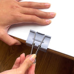 Officemate EZ Assorted Binder Clips, Gray, 55 Clips/Pack (99260)