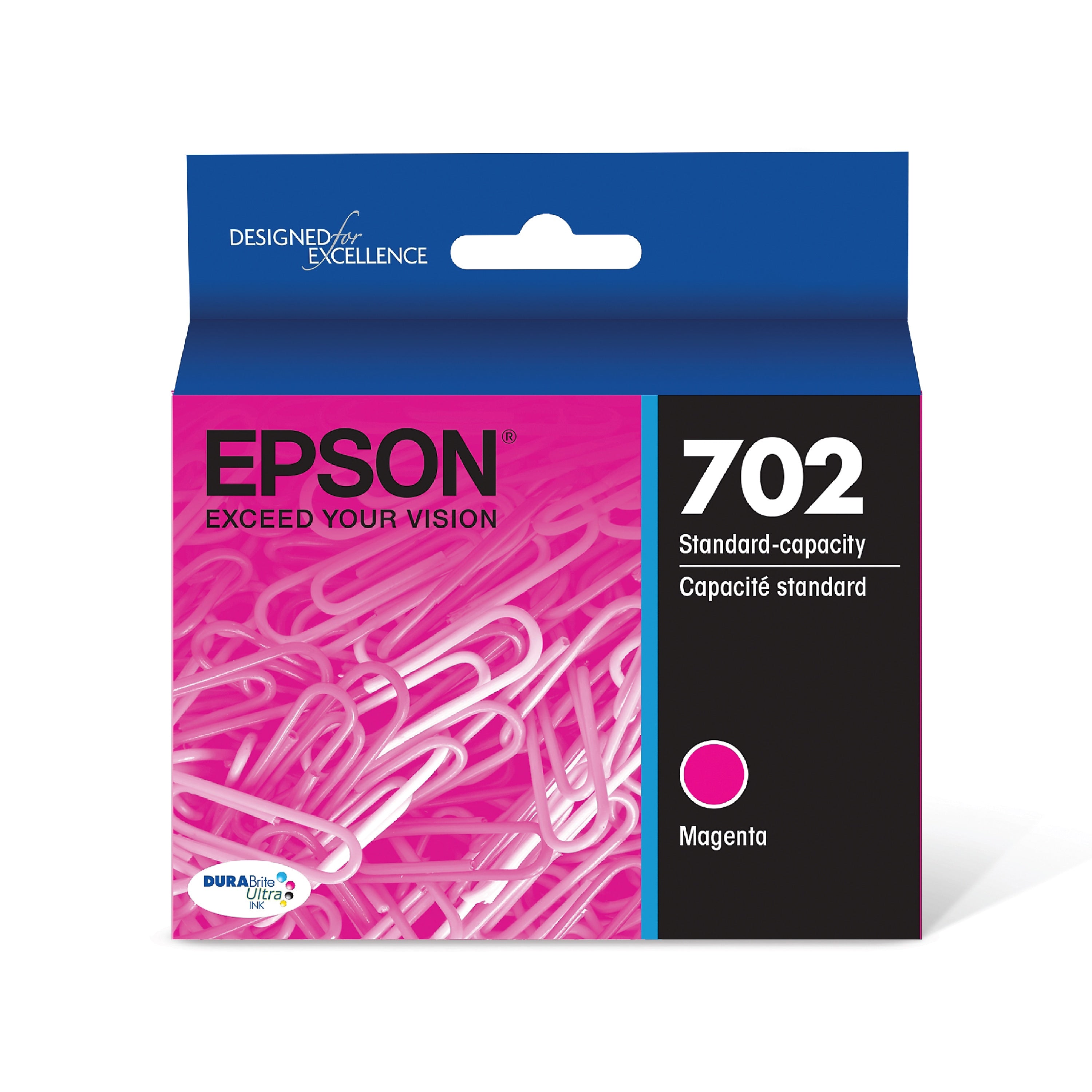 Epson T702 Magenta Standard Yield Ink Cartridge  (T702320-S)