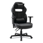 Alera PU Leather Ergonomic Racing Gaming Chair, Black/Gray (ALEGM4146)