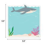 Creative Teaching Press Sea Friends Designer Cut-Outs, 36/Pack, 3 Packs/Bundle (CTP11053-3)