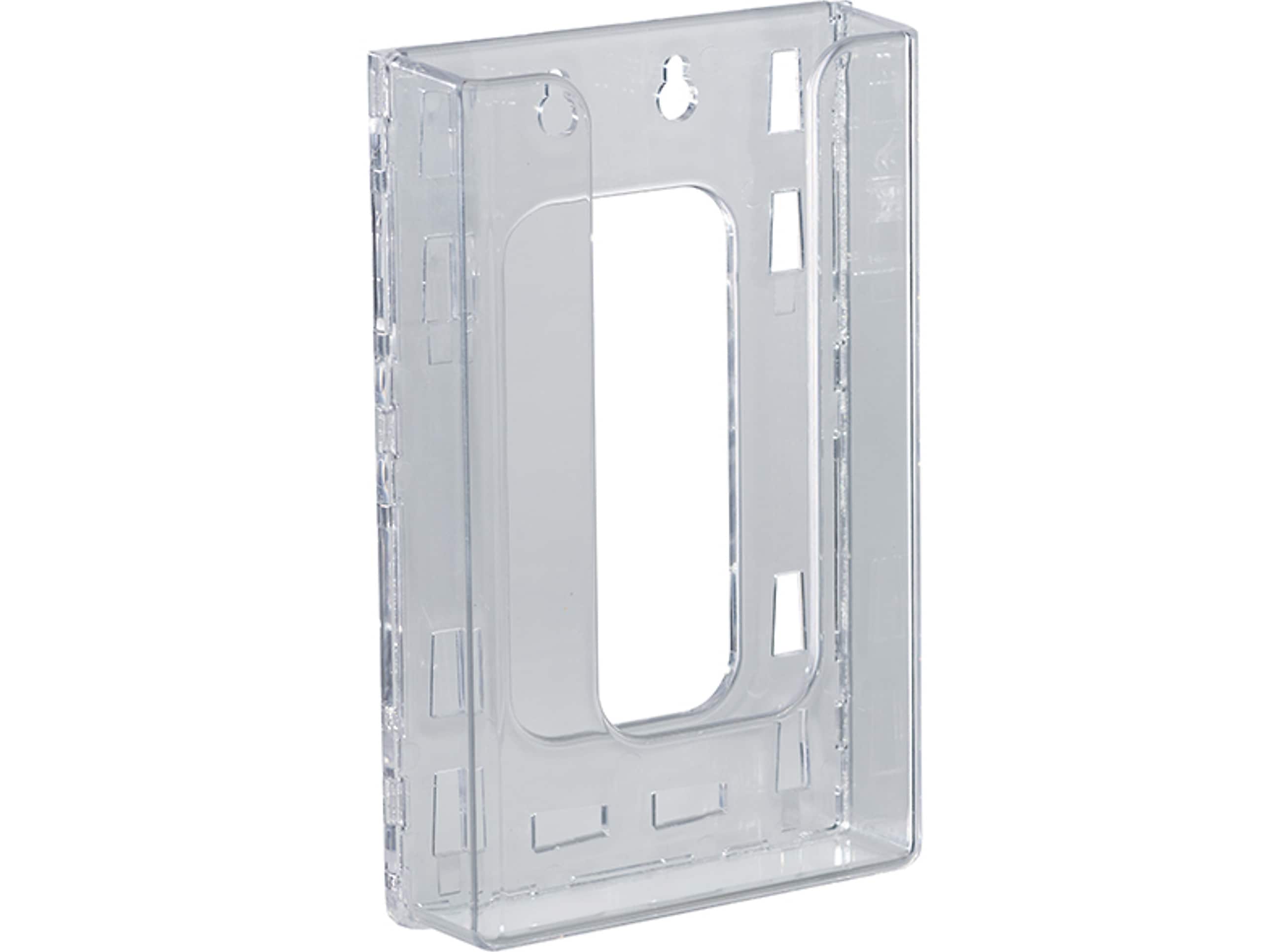 Azar Brochure Holder, 4.75" x 7.75", Vertical, Wall Mounted, Clear, Plastic, 10/Pack (252428)