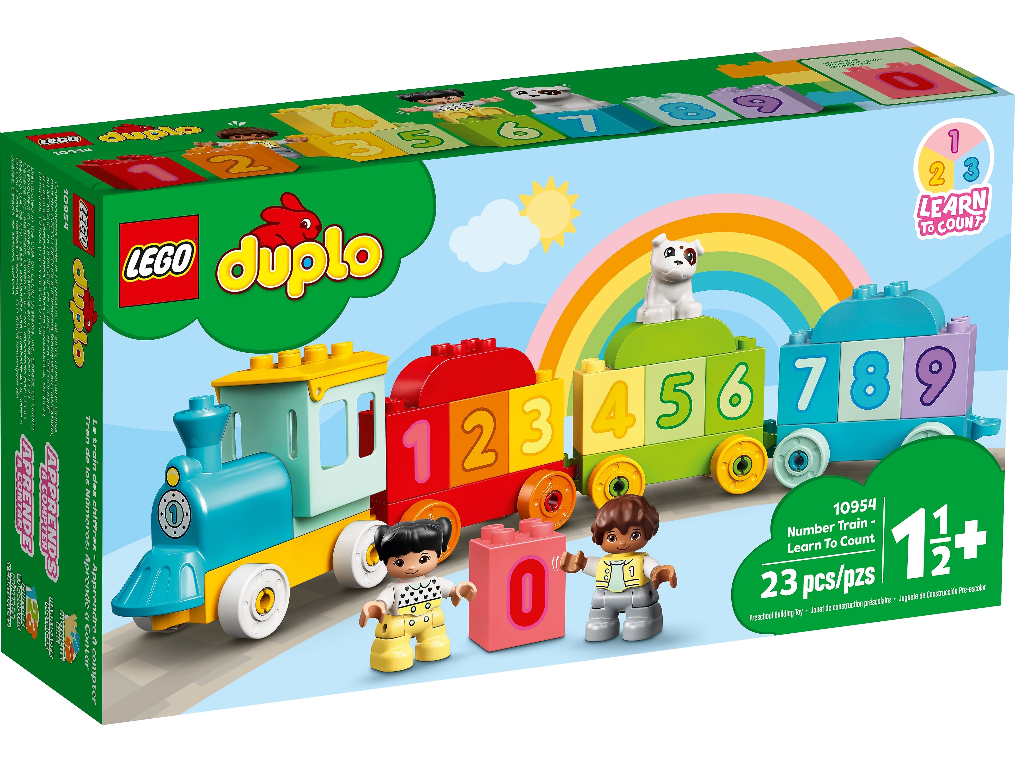 LEGO DUPLO Number Train - Learn To Count Building Set (10954)